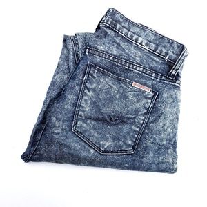Hudson Acid Wash Skinny Jeans